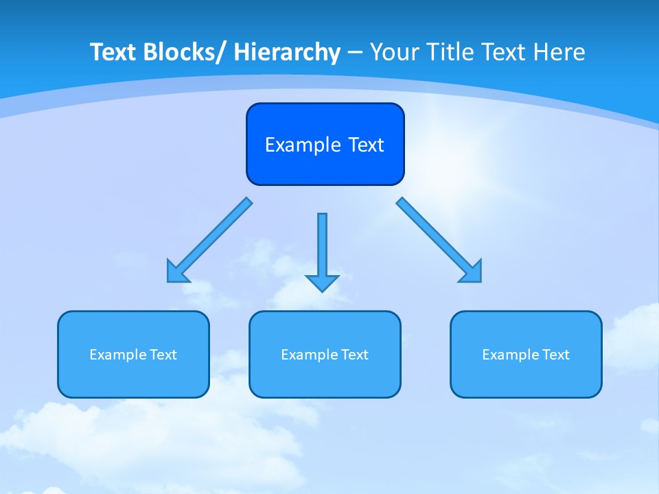 Cloudscape Color Fluffy PowerPoint Template