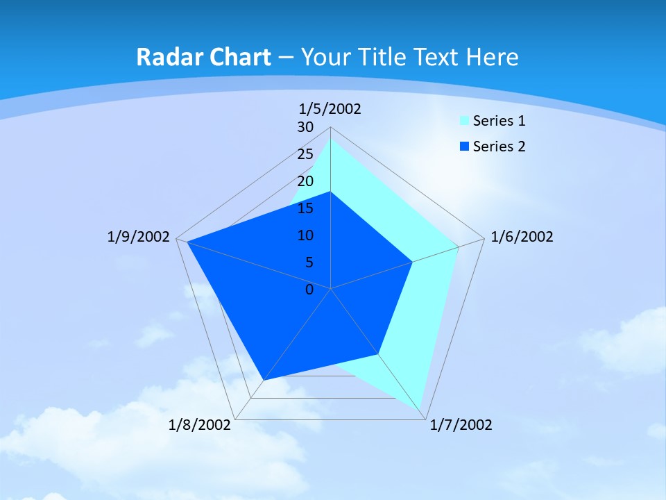 Cloudscape Color Fluffy PowerPoint Template