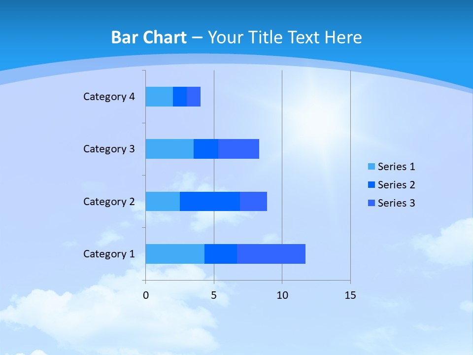 Cloudscape Color Fluffy PowerPoint Template