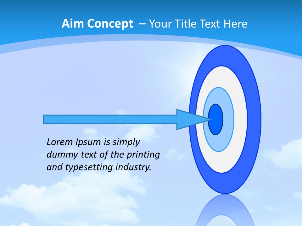 Cloudscape Color Fluffy PowerPoint Template