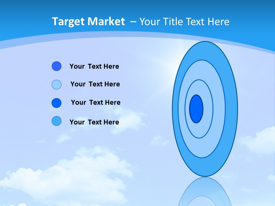 Cloudscape Color Fluffy PowerPoint Template