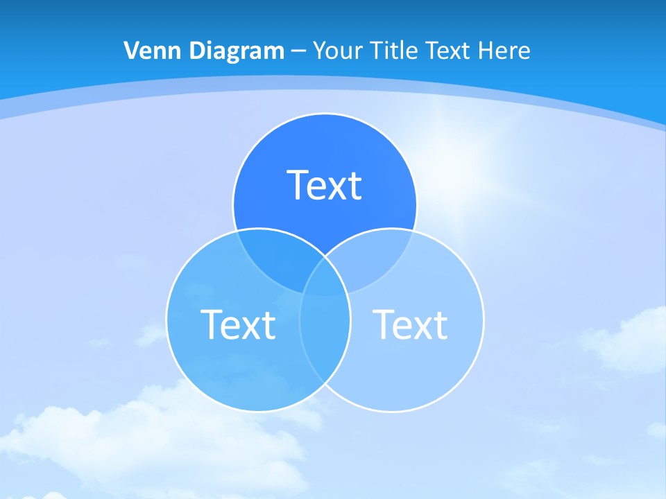 Cloudscape Color Fluffy PowerPoint Template
