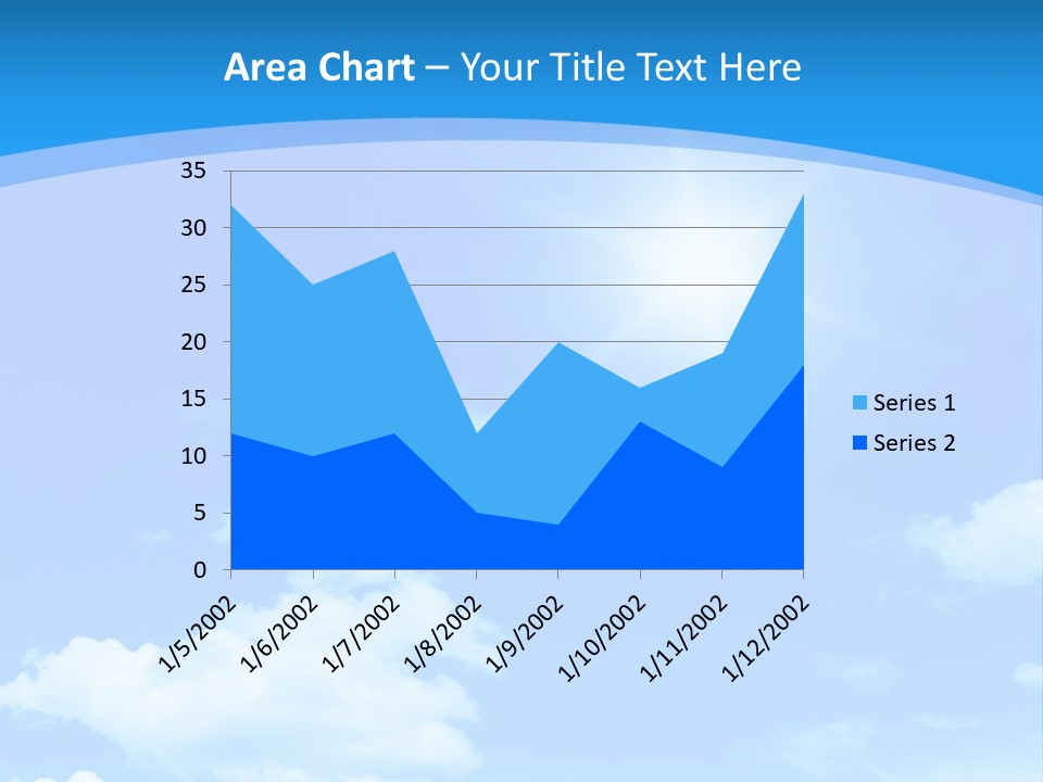 Cloudscape Color Fluffy PowerPoint Template