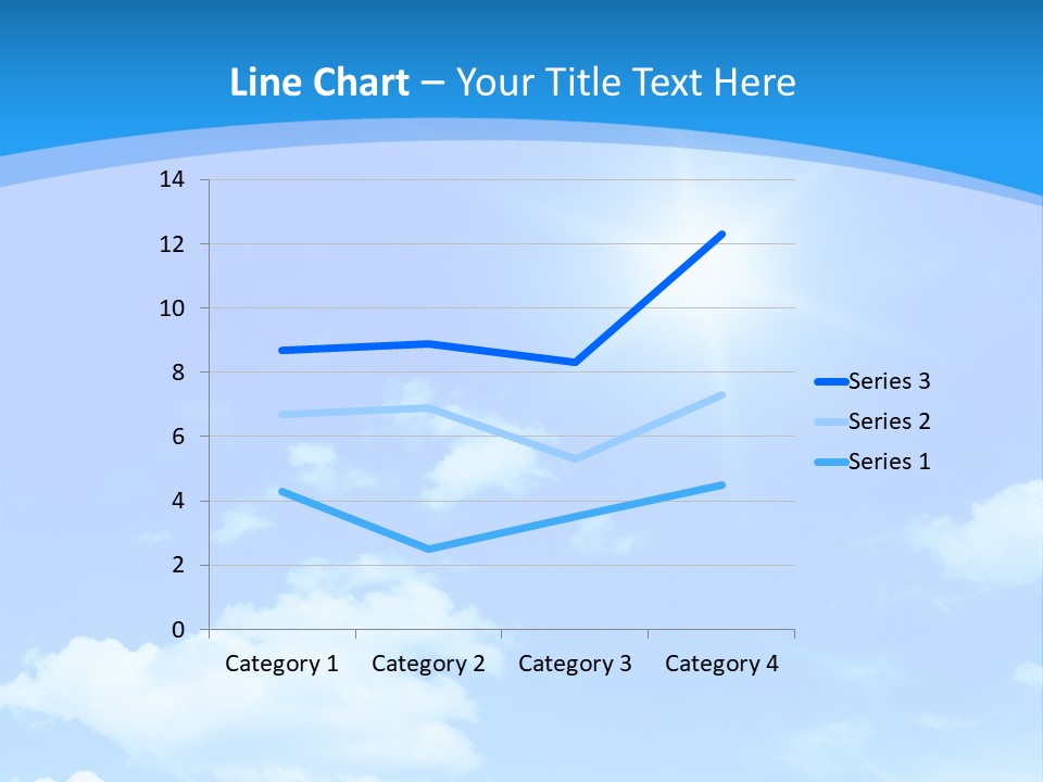Cloudscape Color Fluffy PowerPoint Template