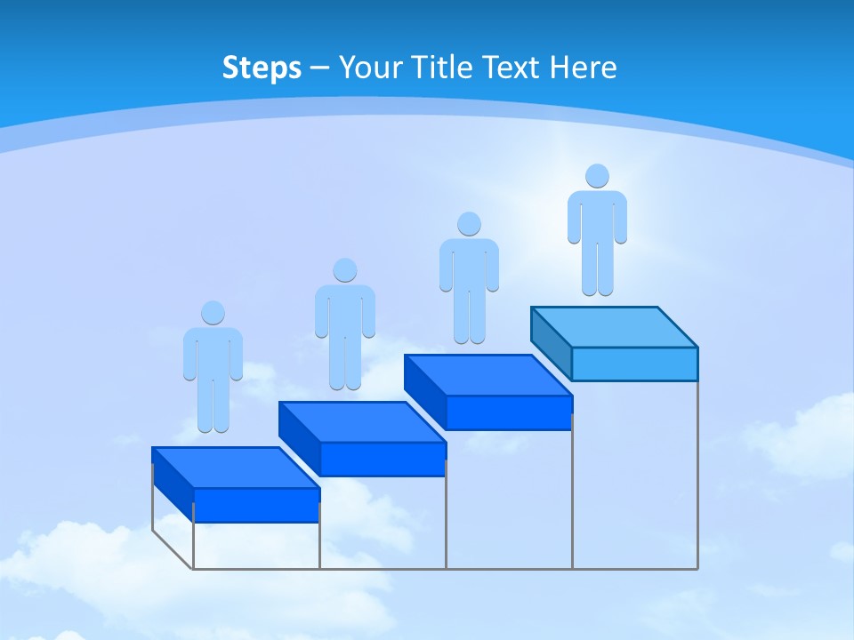 Cloudscape Color Fluffy PowerPoint Template