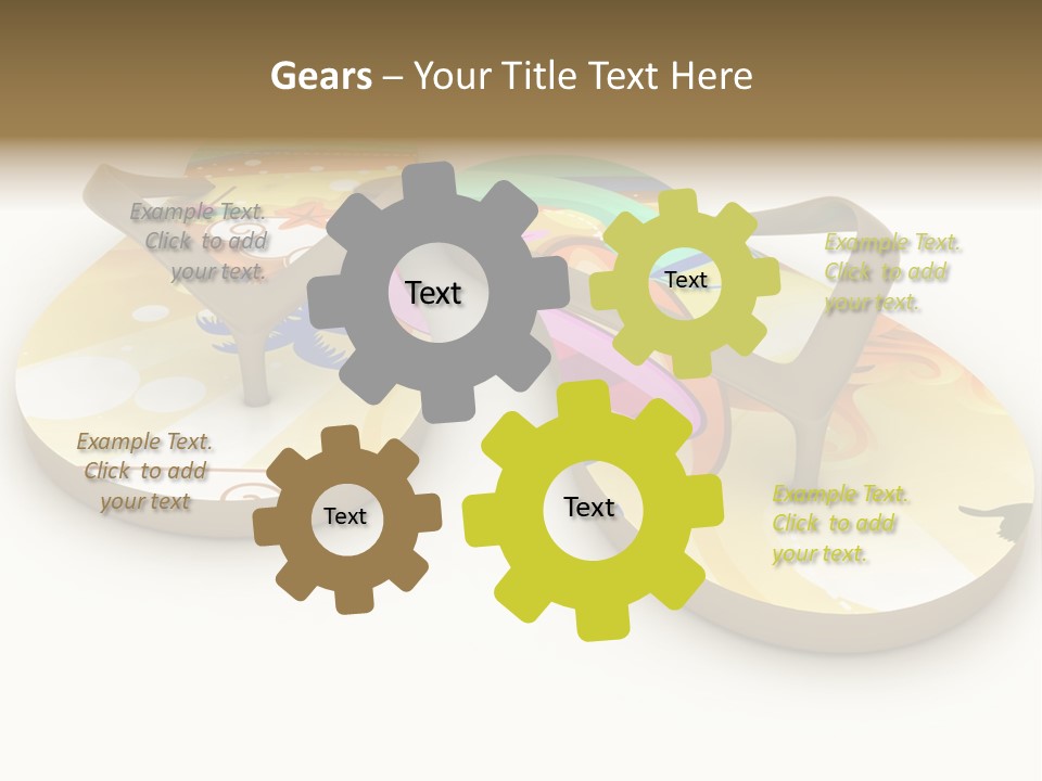 Cartoon Clip Art Cutout PowerPoint Template