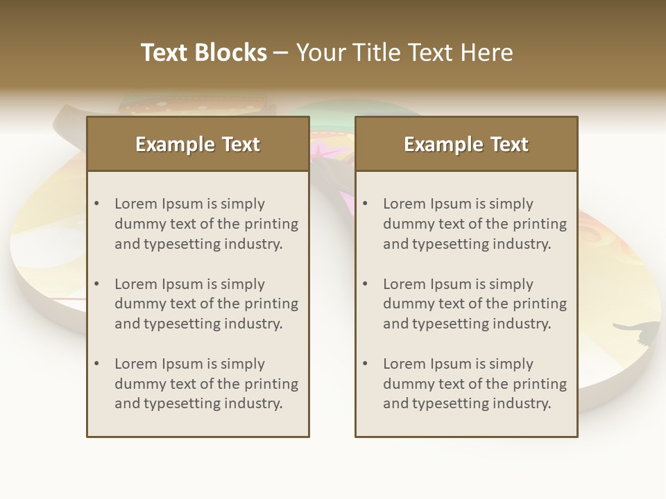 Cartoon Clip Art Cutout PowerPoint Template