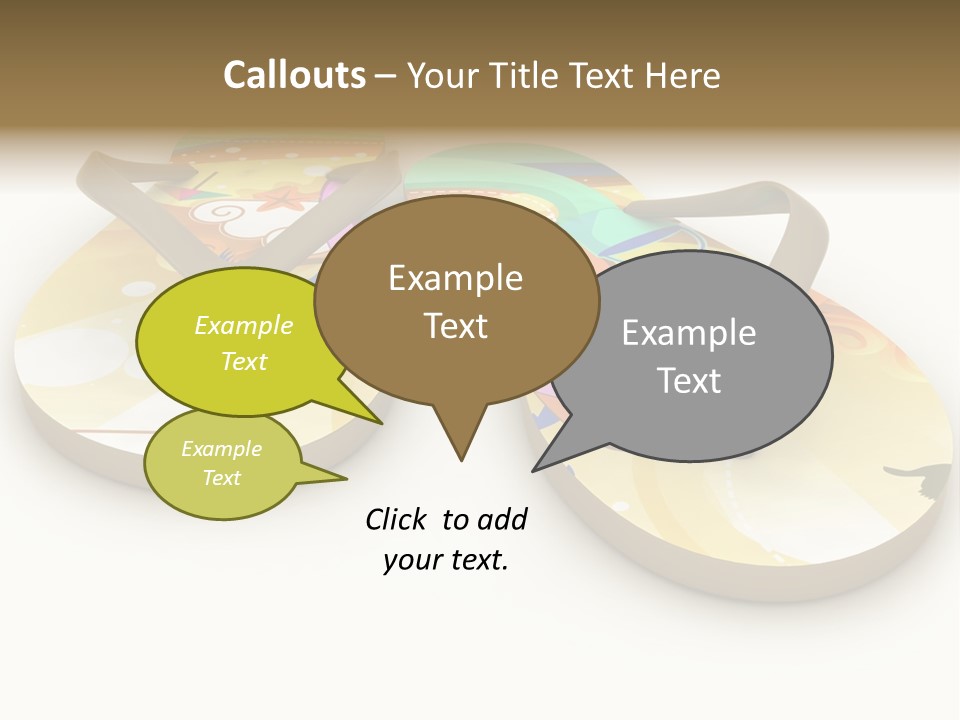 Cartoon Clip Art Cutout PowerPoint Template