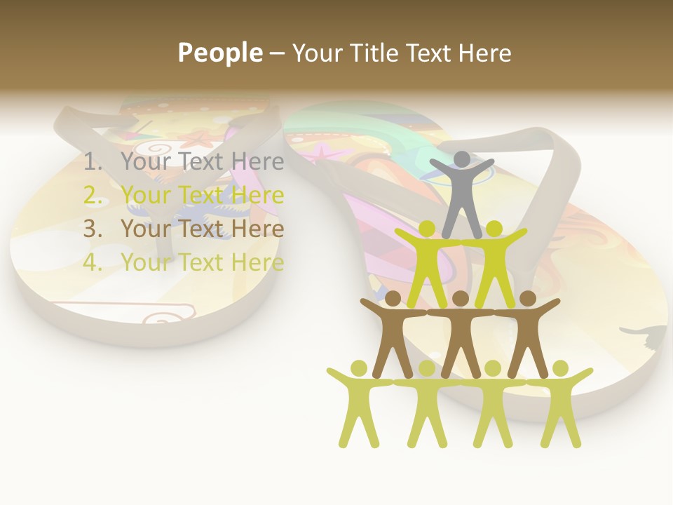 Cartoon Clip Art Cutout PowerPoint Template