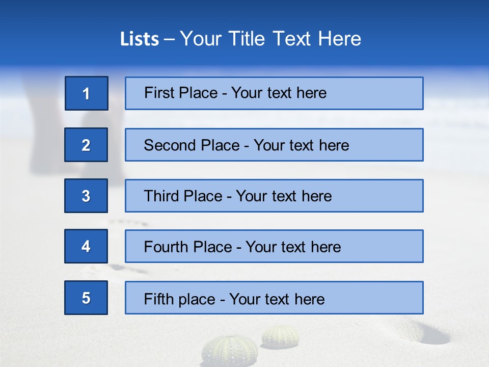 Relax Track Tropical PowerPoint Template