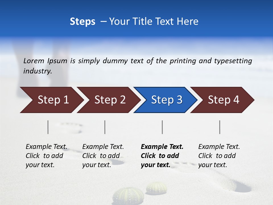 Relax Track Tropical PowerPoint Template