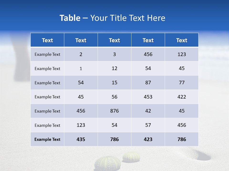 Relax Track Tropical PowerPoint Template