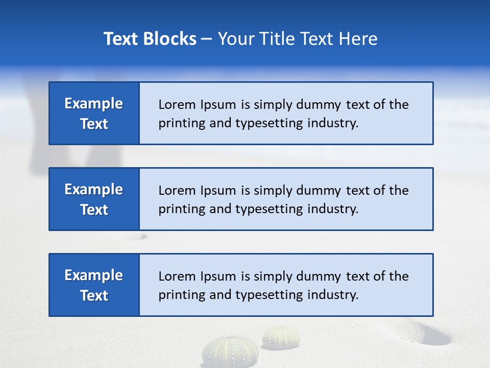Relax Track Tropical PowerPoint Template