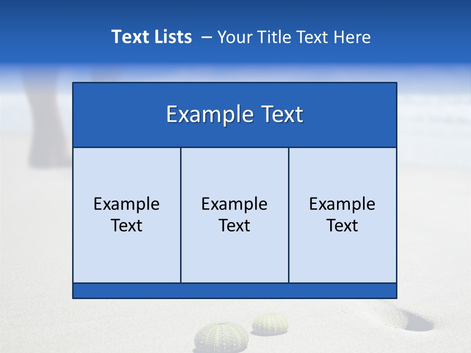 Relax Track Tropical PowerPoint Template