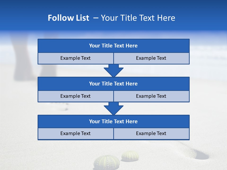 Relax Track Tropical PowerPoint Template