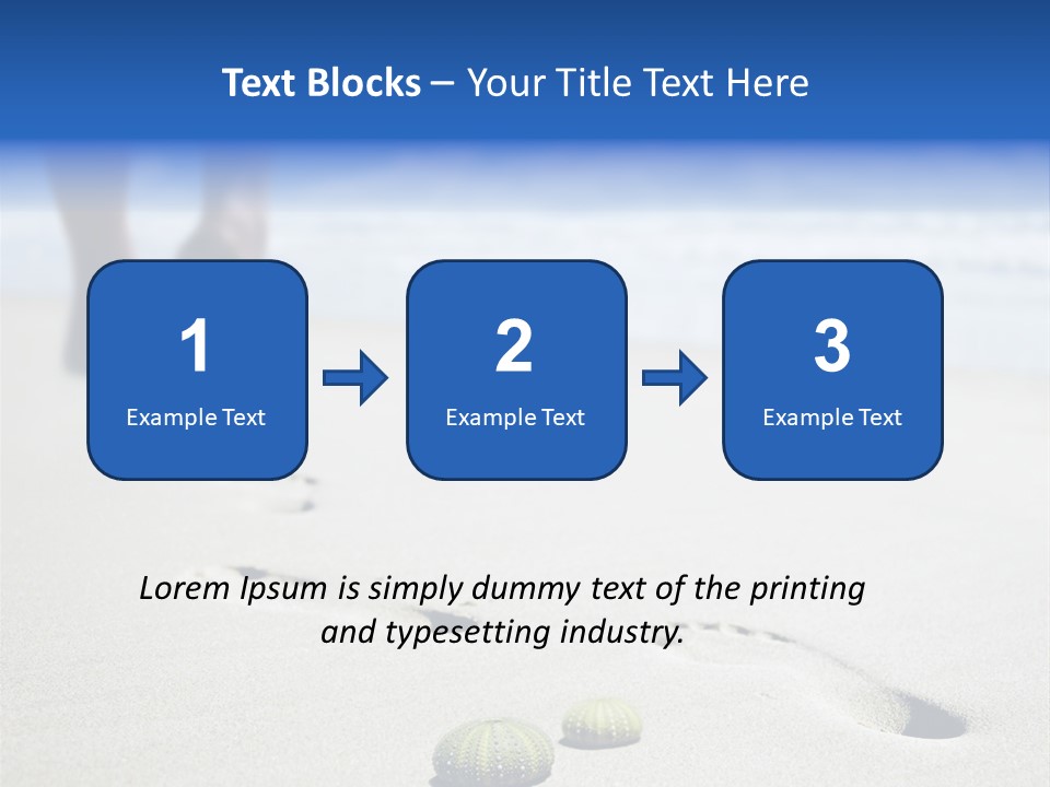 Relax Track Tropical PowerPoint Template