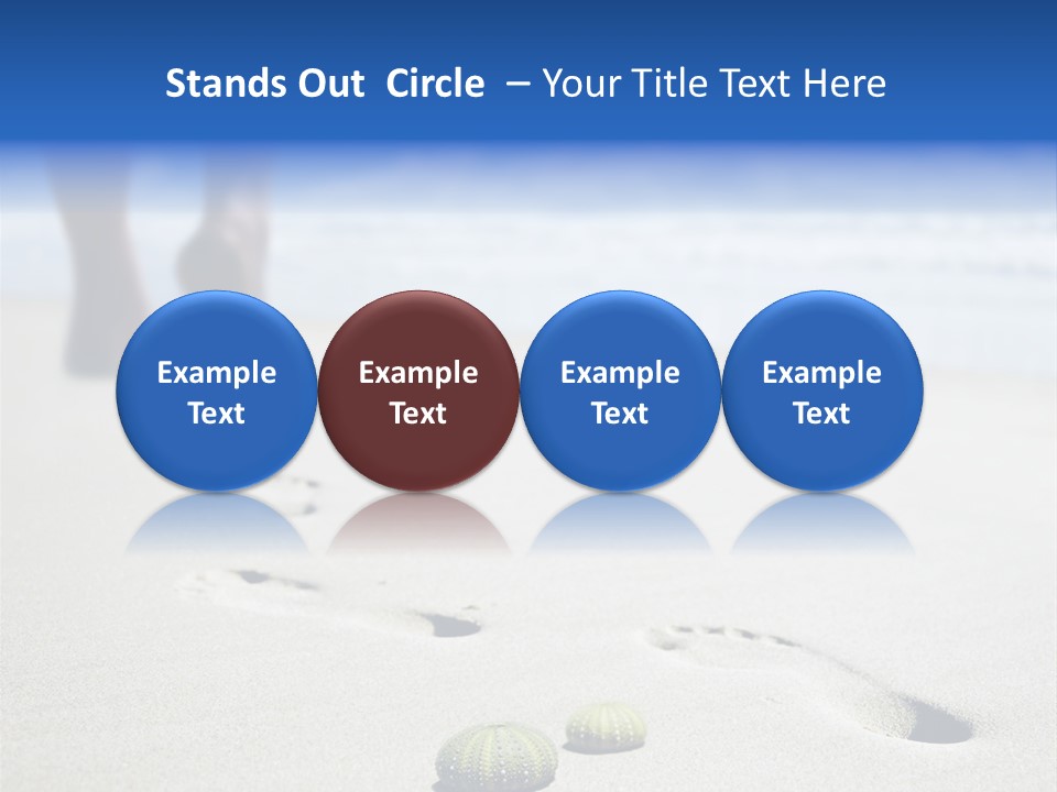 Relax Track Tropical PowerPoint Template