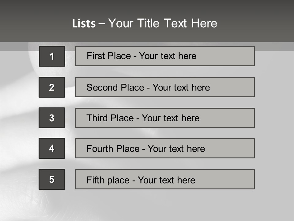 Hopelessness Portrait Looking PowerPoint Template