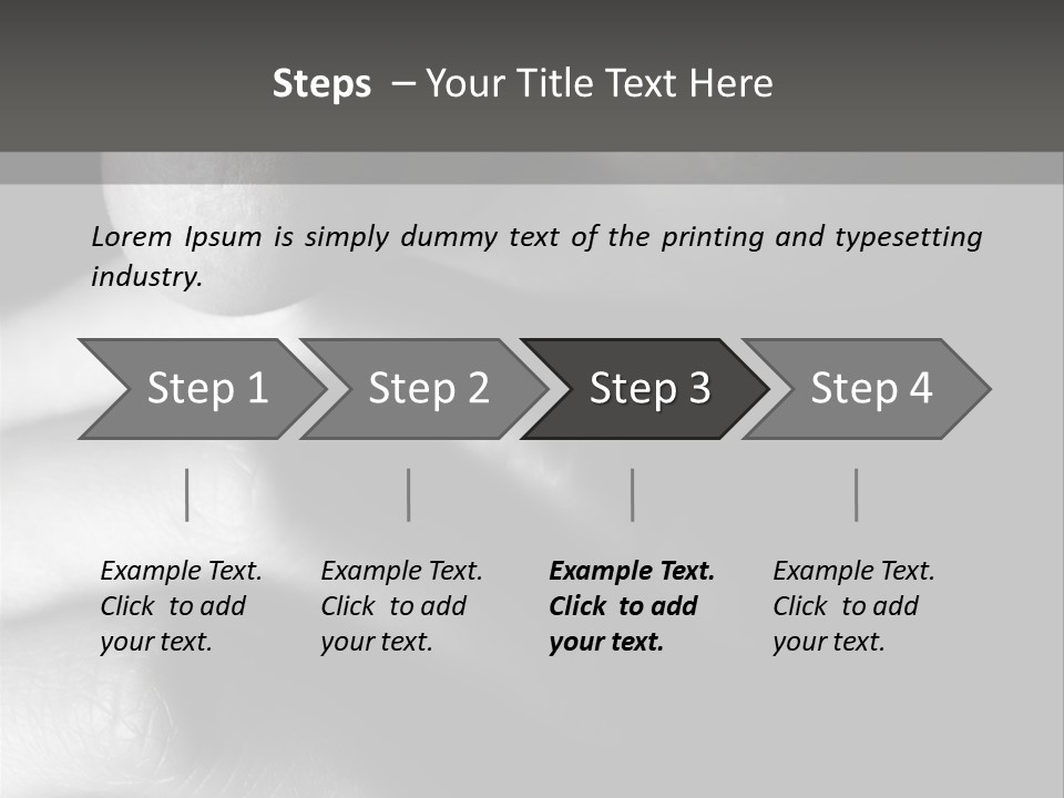 Hopelessness Portrait Looking PowerPoint Template