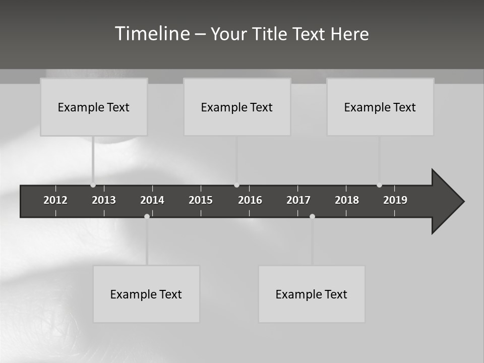 Hopelessness Portrait Looking PowerPoint Template