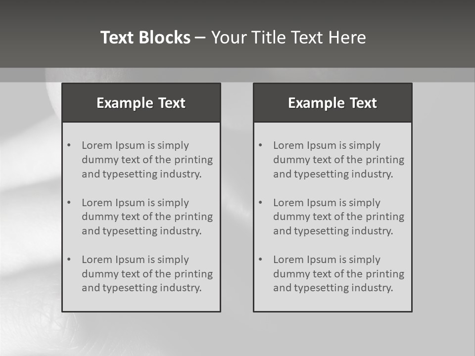 Hopelessness Portrait Looking PowerPoint Template