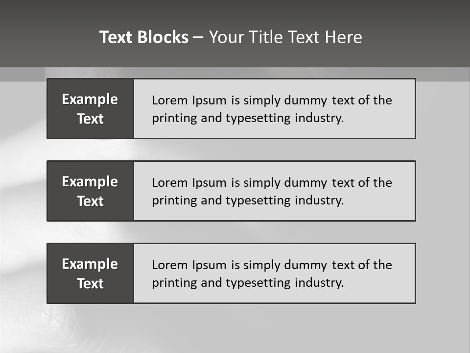 Hopelessness Portrait Looking PowerPoint Template