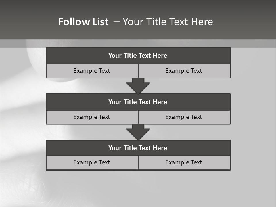 Hopelessness Portrait Looking PowerPoint Template