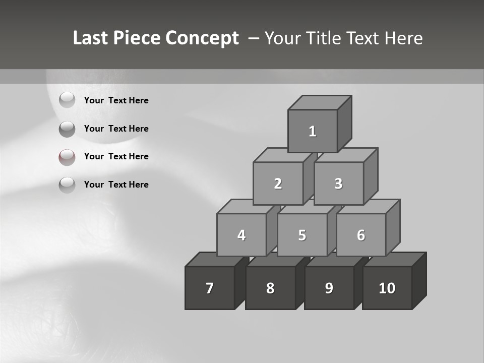 Hopelessness Portrait Looking PowerPoint Template