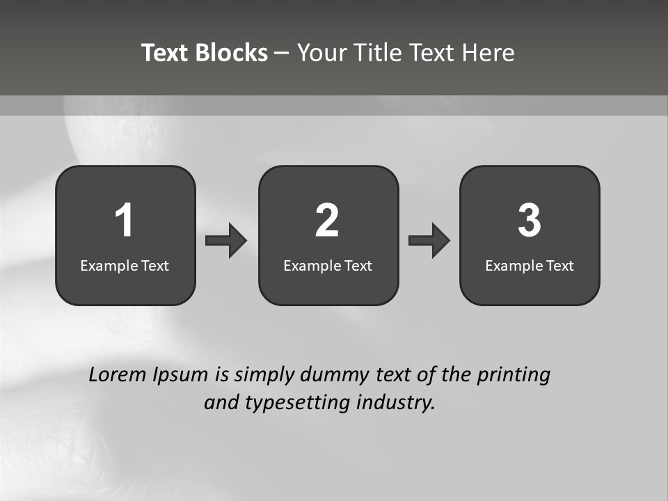 Hopelessness Portrait Looking PowerPoint Template