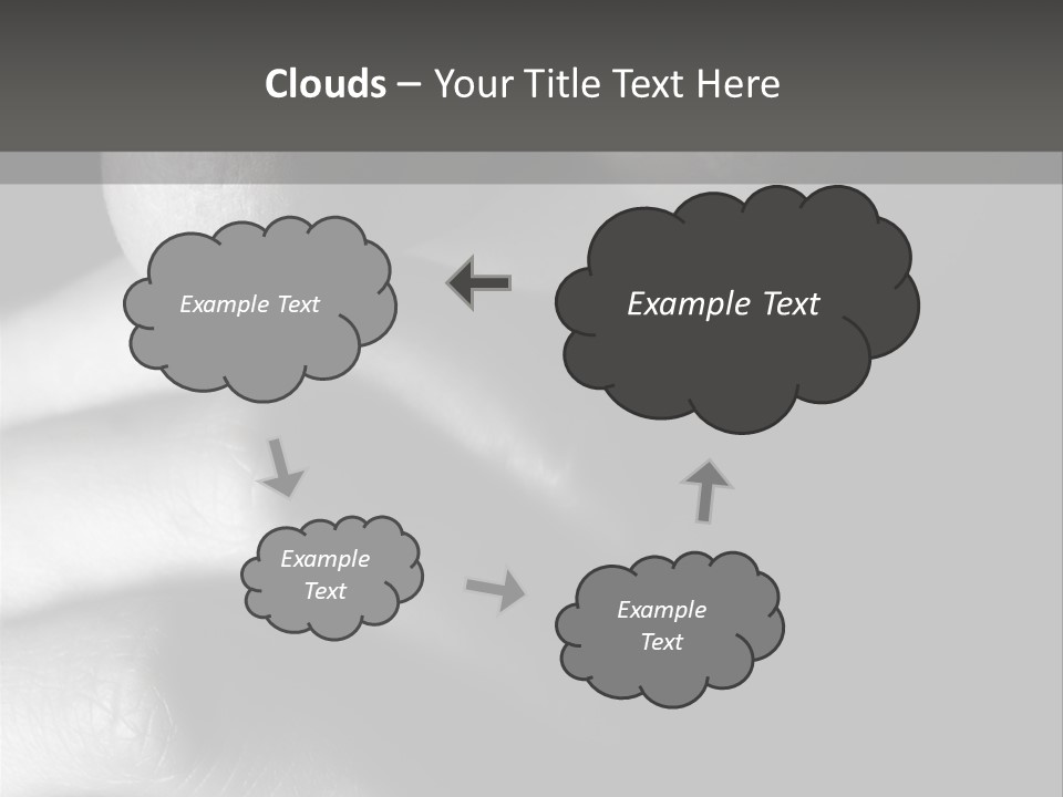 Hopelessness Portrait Looking PowerPoint Template
