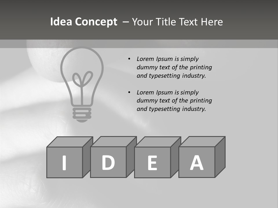 Hopelessness Portrait Looking PowerPoint Template