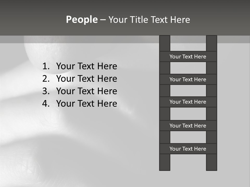 Hopelessness Portrait Looking PowerPoint Template