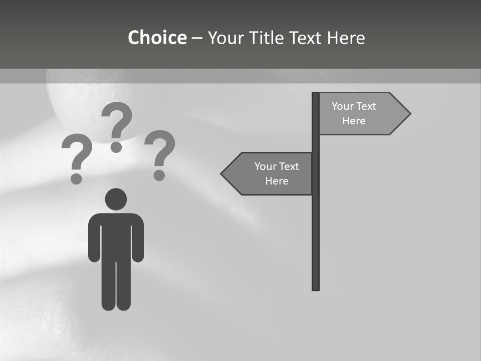 Hopelessness Portrait Looking PowerPoint Template