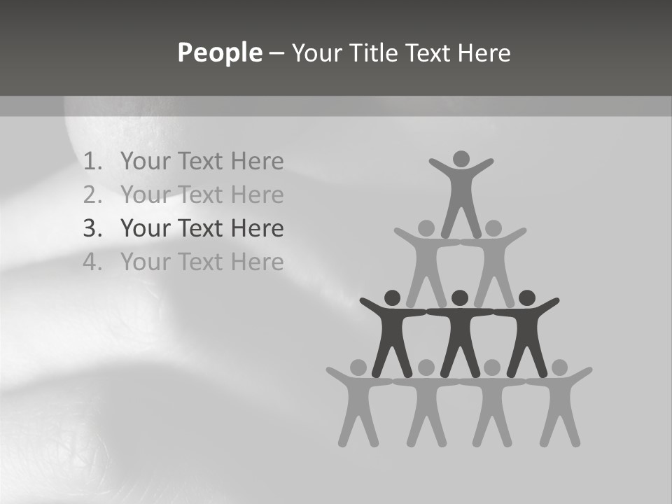 Hopelessness Portrait Looking PowerPoint Template