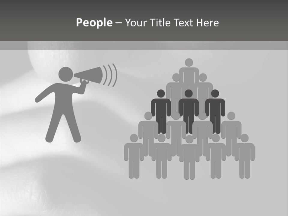 Hopelessness Portrait Looking PowerPoint Template