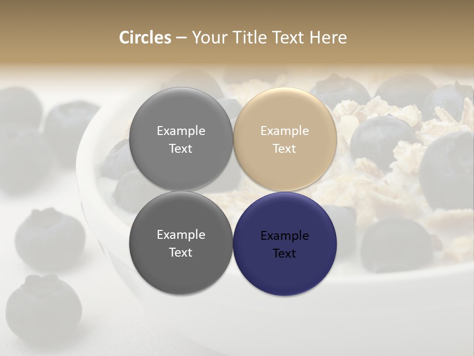 Fresh Oatmeal Breakfast PowerPoint Template