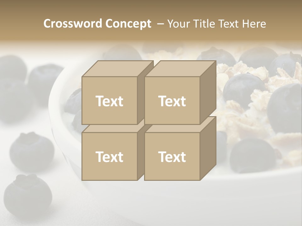 Fresh Oatmeal Breakfast PowerPoint Template