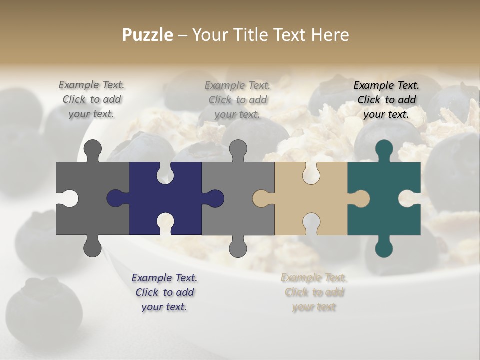 Fresh Oatmeal Breakfast PowerPoint Template