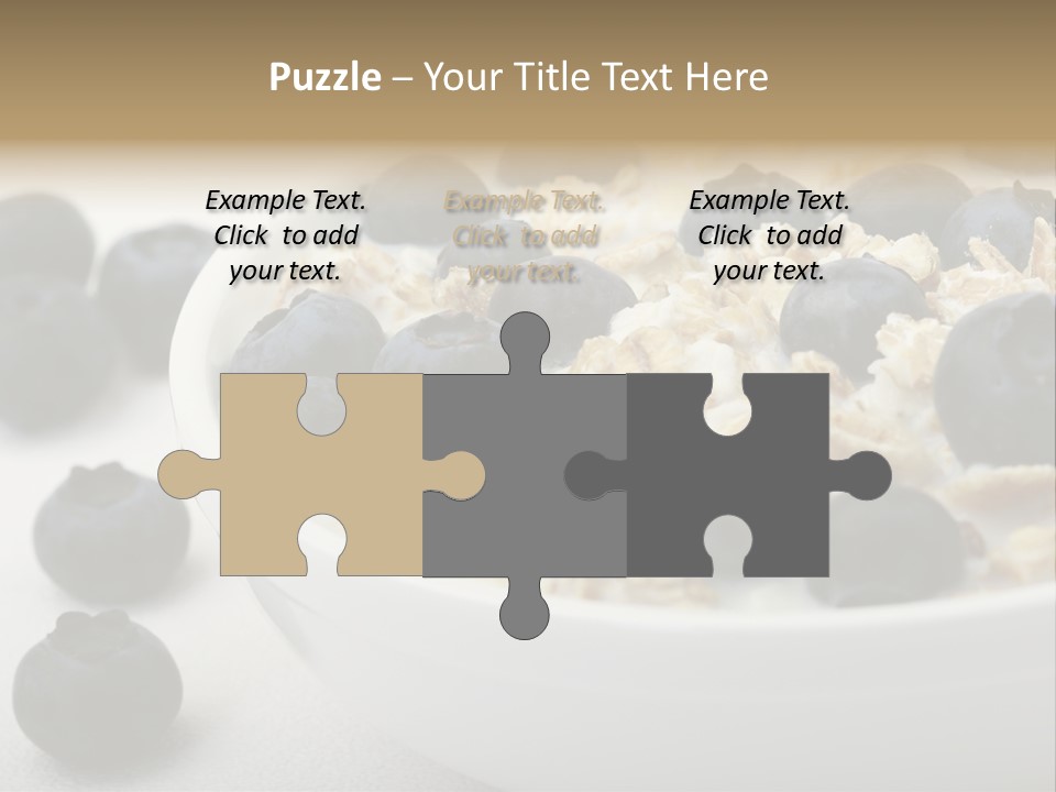 Fresh Oatmeal Breakfast PowerPoint Template