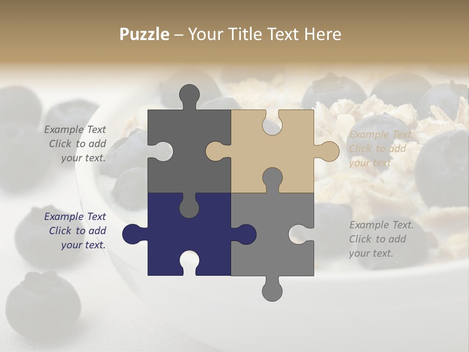 Fresh Oatmeal Breakfast PowerPoint Template