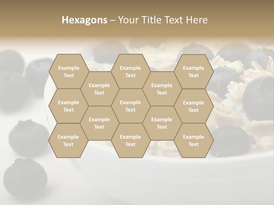 Fresh Oatmeal Breakfast PowerPoint Template