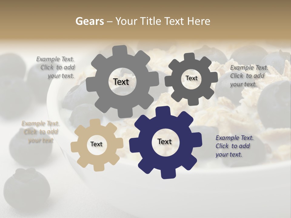 Fresh Oatmeal Breakfast PowerPoint Template