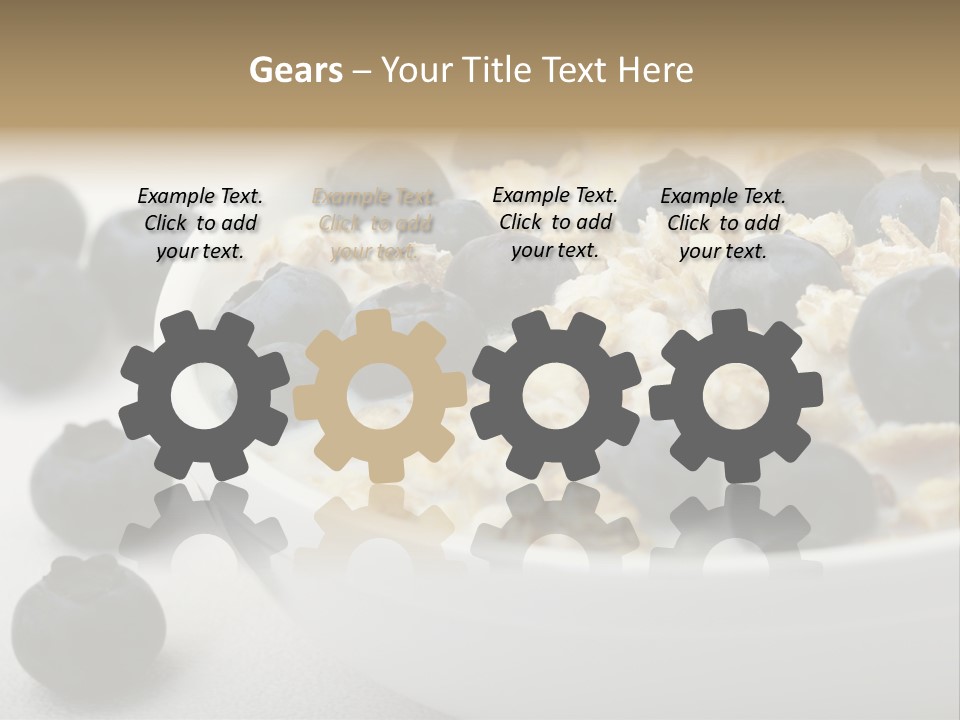 Fresh Oatmeal Breakfast PowerPoint Template