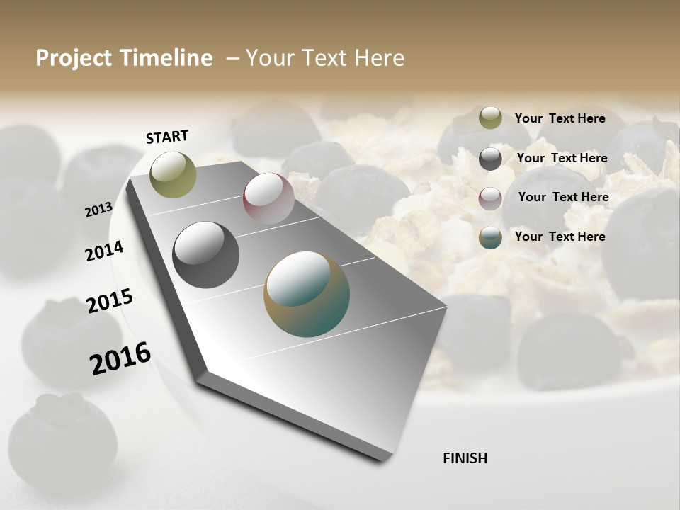 Fresh Oatmeal Breakfast PowerPoint Template