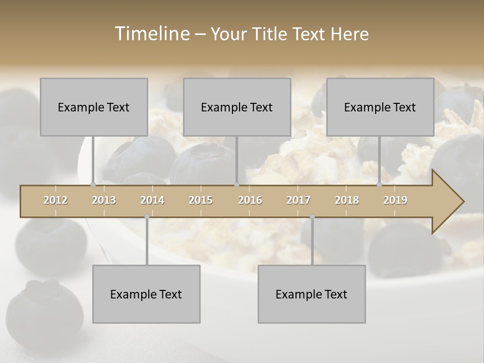 Fresh Oatmeal Breakfast PowerPoint Template
