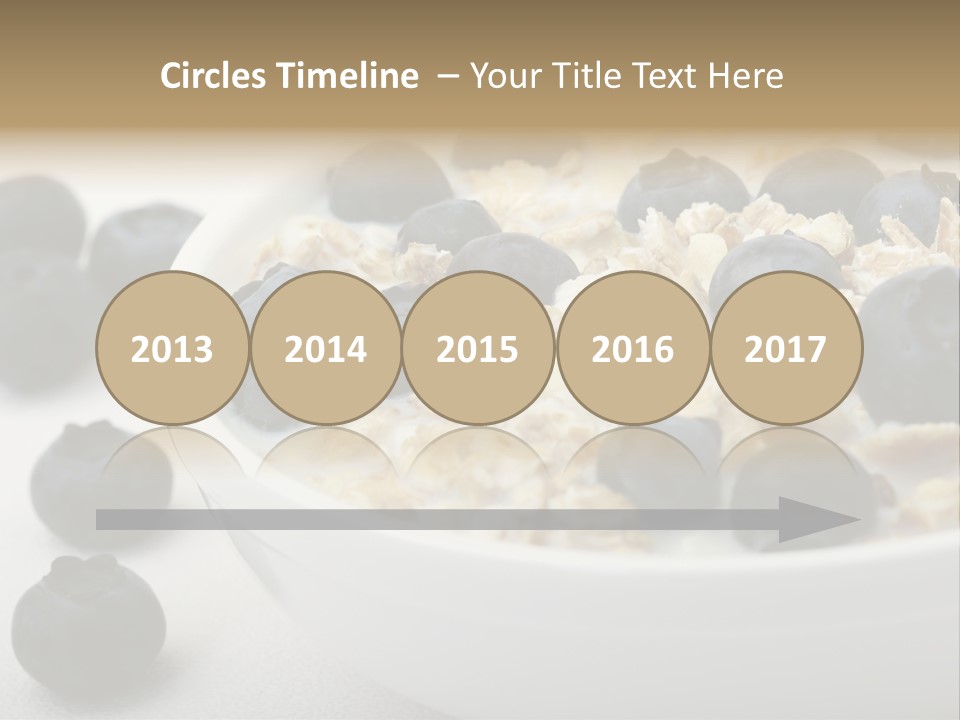 Fresh Oatmeal Breakfast PowerPoint Template