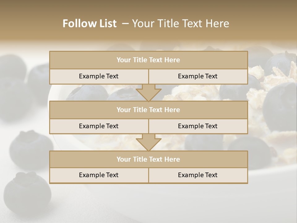 Fresh Oatmeal Breakfast PowerPoint Template