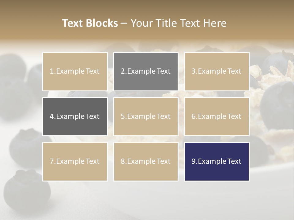 Fresh Oatmeal Breakfast PowerPoint Template