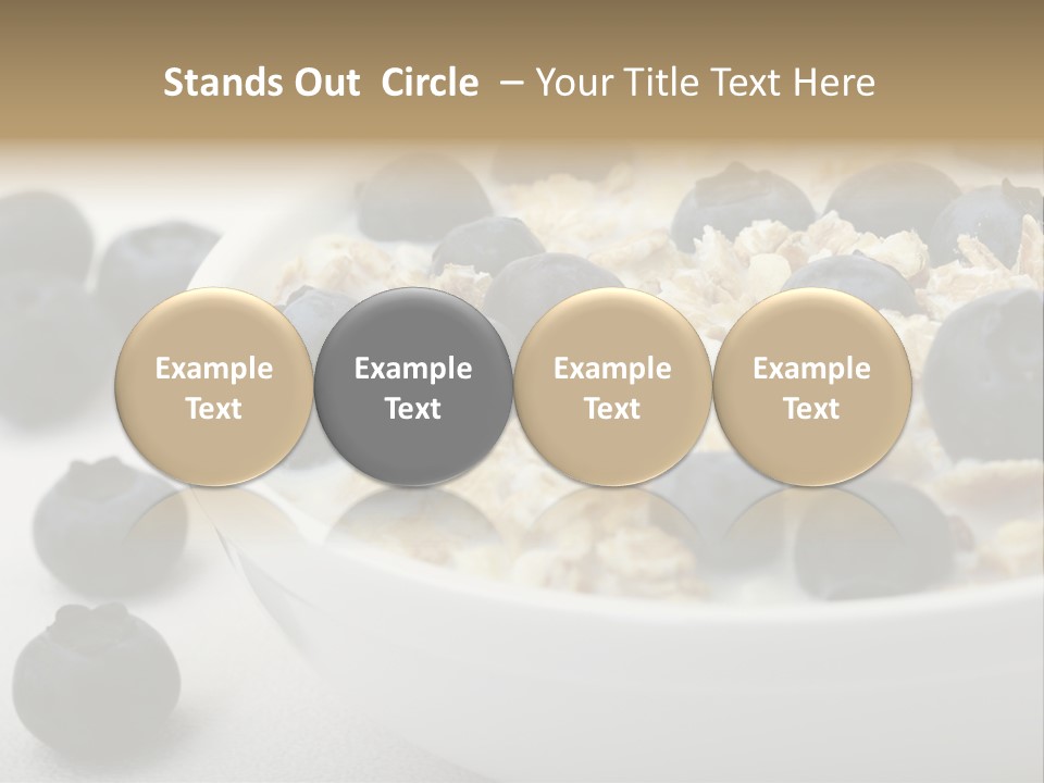 Fresh Oatmeal Breakfast PowerPoint Template