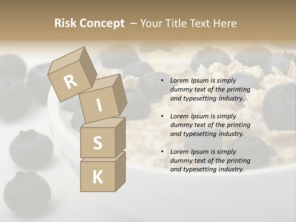 Fresh Oatmeal Breakfast PowerPoint Template